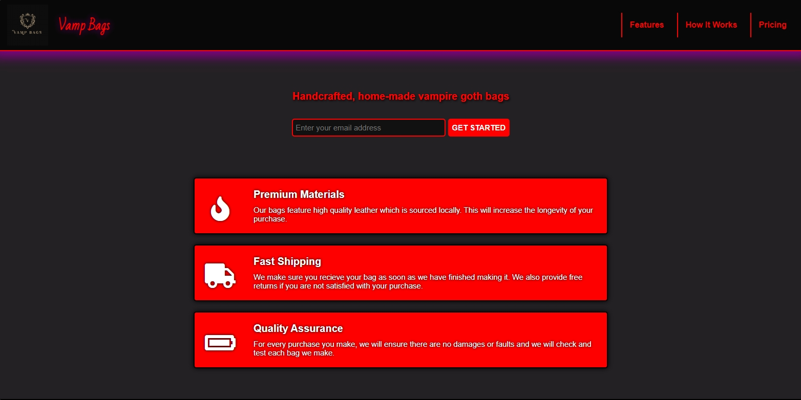 Product Landing Page